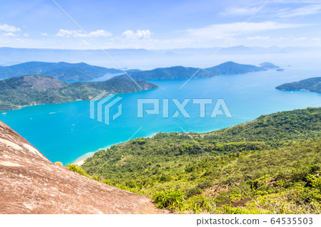 Saco do Mamangua, a tropical fiord in Paraty, Rio 64535503