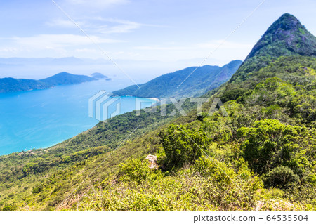 Saco do Mamangua, a tropical fiord in Paraty, Rio 64535504
