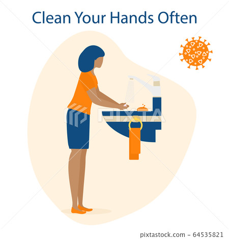 Stop Coronavirus nCoV COVID-19 Hand washing People Stop Coronavirus nCoV COVID-19 Hand washing People 64535821