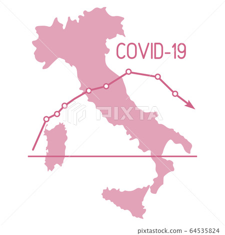 Italy Defeat Coronavirus Stop nCoV COVID-19 drop Italy Defeat Coronavirus Stop nCoV COVID-19 drop 64535824
