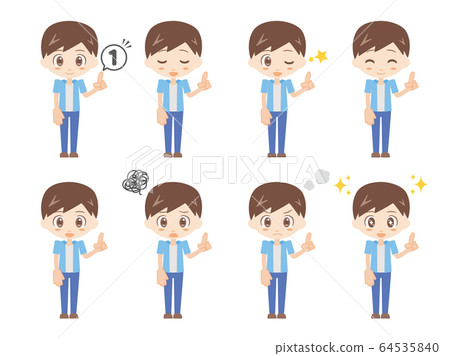 人set_1_male_blue 人set_1_male_blue 64535840
