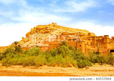 Unesco heritage Ait Ben Haddou kasbah in Morocco Unesco heritage Ait Ben Haddou kasbah in Morocco 64537009