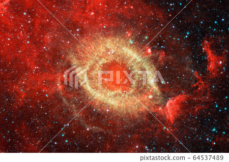 Nebulae and stars in outer space. Elements of this image furnished by NASA 64537489