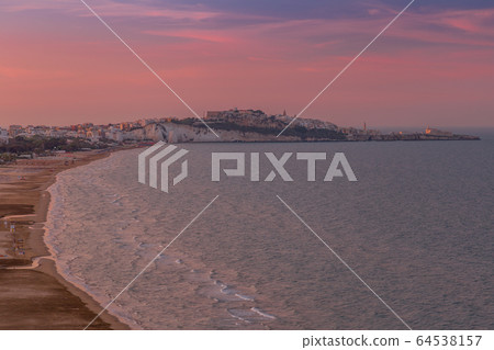 Vieste in sunset Vieste in sunset 64538157