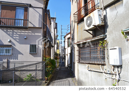 A dense residential area in 4-chome, Machiya, Arakawa Ward A dense residential area in 4-chome, Machiya, Arakawa Ward 64540532