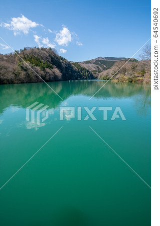 View of Tamayodo Dam, Yorii Town, Saitama Prefecture 64540692