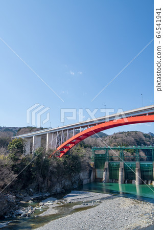 Scenery from Orihara Bridge, Tamayodo Dam, Yorii Town, Saitama Prefecture Scenery from Orihara Bridge, Tamayodo Dam, Yorii Town, Saitama Prefecture 64541941