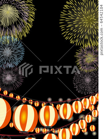 煙花和燈籠 64542184