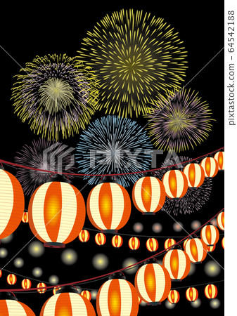 Fireworks and lanterns 64542188