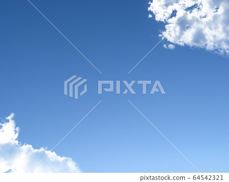 Brilliant blue sky 64542321