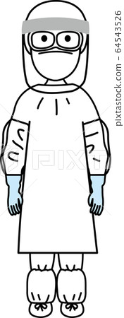 Nurse / doctor protective clothing Nurse / doctor protective clothing 64543526