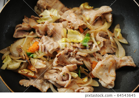 Stir-fried meat vegetables Stir-fried meat vegetables 64543645