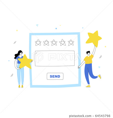 Feedback review concept-插圖素材 [64543798] - PIXTA圖庫