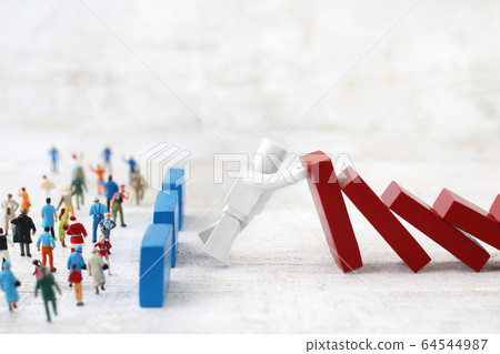 Pandemic and human battle 64544987