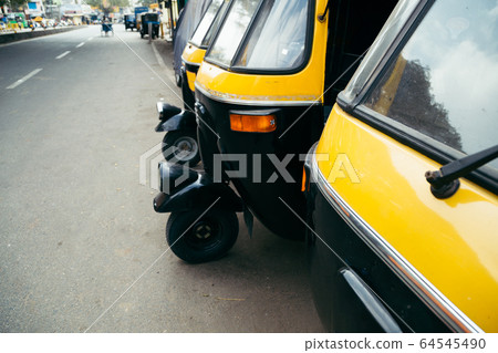 Auto rickshaw in Bangalore, India 64545490