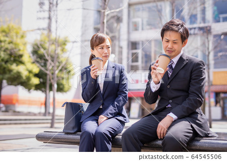 Company employee going around Company employee going around 64545506