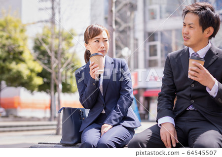 Company employee going around Company employee going around 64545507