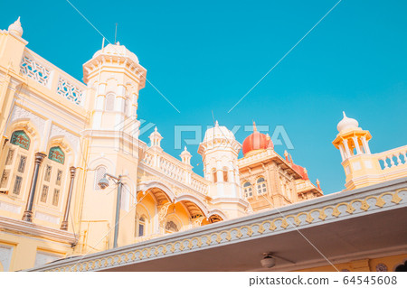 Mysore Palace historical architecture in Mysore, India Mysore Palace historical architecture in Mysore, India 64545608
