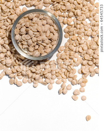 Cosmetic Chemical on glass container. 64545733