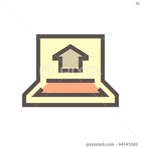 Smart home control technology vector icon design. Smart home control technology vector icon design. 64545988