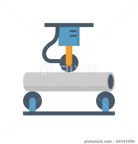 pipe testing icon 64545990