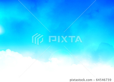 Sky watercolor washi background Sky watercolor washi background 64546739