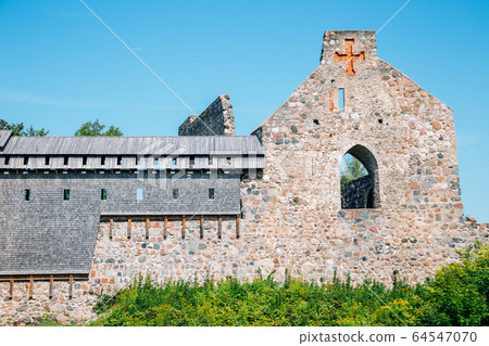 Castle Of The Livonian Order, ruins in Sigulda, Latvia Castle Of The Livonian Order, ruins in Sigulda, Latvia 64547070