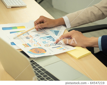 Business discussion for marketing plan. 64547219