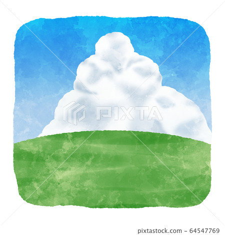 夏季Irudo雲形圖標 64547769