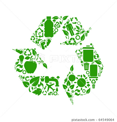 Vector recycle signs Vector recycle signs 64549064