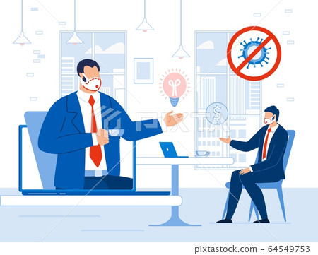 Online Business Negotiation Entrepreneur Investor 64549753