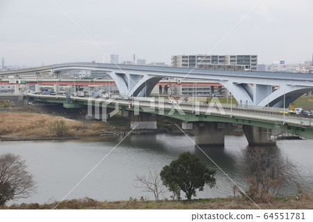 Toner liner type 300 crossing Arakawa and Ogi Ohashi Toner liner type 300 crossing Arakawa and Ogi Ohashi 64551781