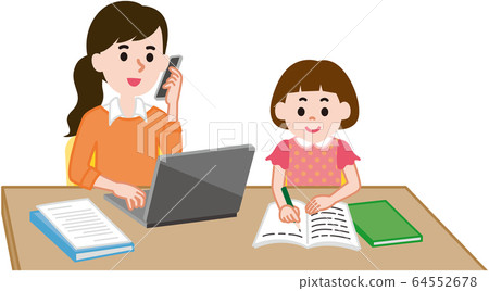 Home work, child-raising generation Home work, child-raising generation 64552678