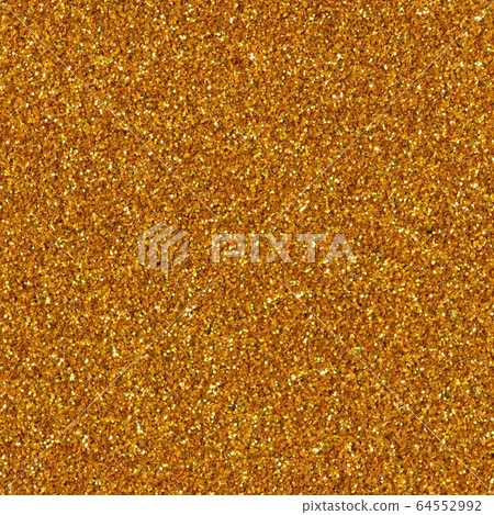 Gold glitter background. Seamless square texture, tile ready. 64552992