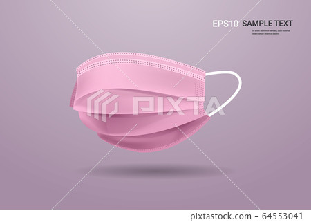 pink antiviral medical respiratory protection face mask coronavirus covid-19 prevention pink antiviral medical respiratory protection face mask coronavirus covid-19 prevention 64553041