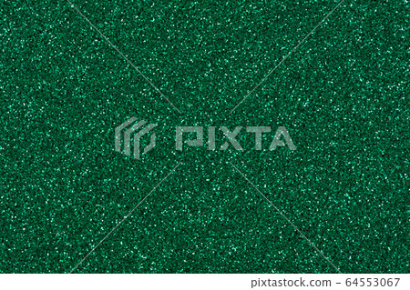 Glitter texture in stylish green tone, background for your shiny design. 64553067