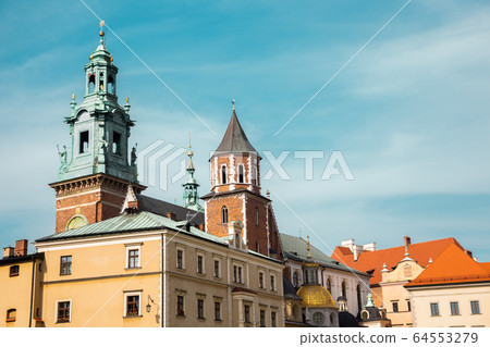 Wawel castle Wawel cathedral in Krakow, Poland 64553279