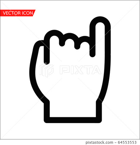 little finger line icon promise sign 64553553