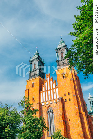 Poznan cathedral at Ostrow Tumski in Poland 64553817