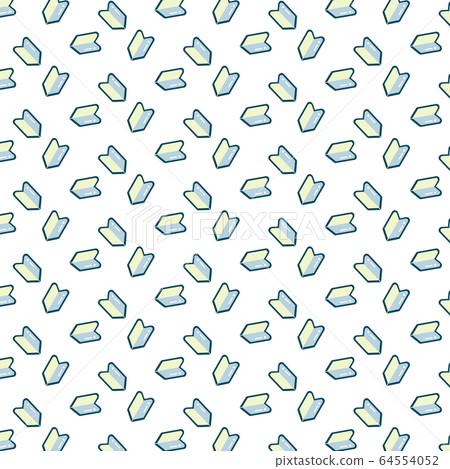 Beginner mark seamless pattern Beginner mark seamless pattern 64554052