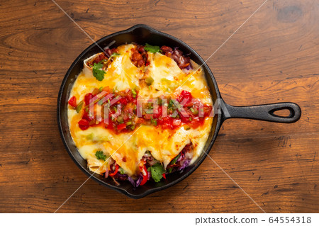  Mexican enchilada mexican tortilla rolls (enchilada) 64554318