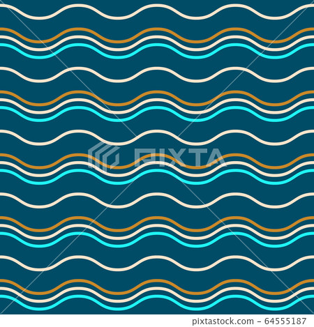 Vector Seamless Pattern. Colored horizontal... - Stock Illustration ...