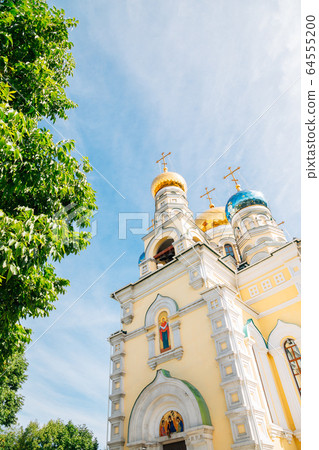Pokrovsky cathedral in Vladivostok, Russia 64555200