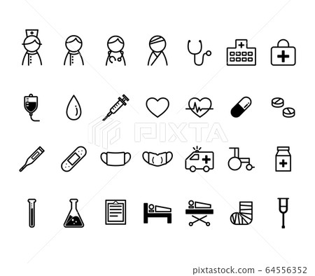 Medical Icon Set / Illustration / Doctor Medical Icon Set / Illustration / Doctor 64556352
