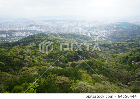 北漢山，國家公園，春天 64556444