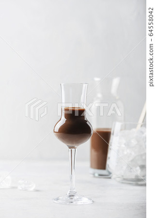 Sweet chocolate liqueur Sweet chocolate liqueur 64558042