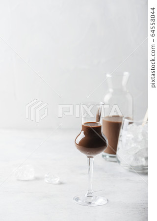 Sweet chocolate liqueur 64558044