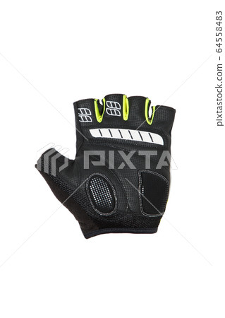 Fingerless glove in black and yellow color for Fingerless glove in black and yellow color for 64558483
