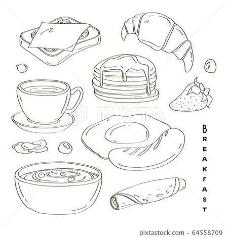 Classic delicous breakfast collection set Classic delicous breakfast collection set 64558709