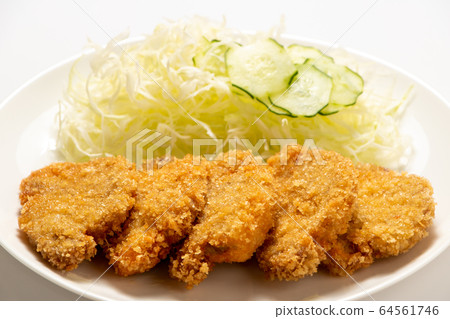 Sip fin cutlet (with shredded cabbage). Sip fin cutlet (with shredded cabbage). 64561746